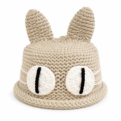 JMILYJW Crochet Hat Handmade Cat Beanie Cozy Core Aesthetic Cute Winter Beanie