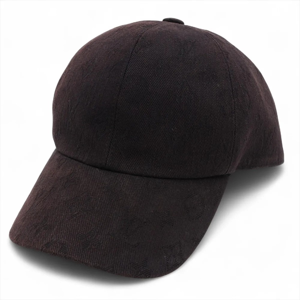 Louis Vuitton M76584 Casket Monogram Essential TO1220 Cap Cotton & Polyester Bla