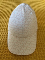 Michael Kors MK Signature Logo Baseball Cap, Hat – Light Pink, Adj, New w/o Tags