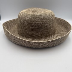 Betmar New York Packable Hat 4 ” Brim Natural Color Sun Polyester-Paper