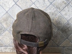 Dorfman Pacific Company Scala Classic Hand Made Faux Leather Hat / Cap VTG