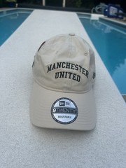 *RARE* New Era Manchester United 9twenty side multi patch hat; NWT