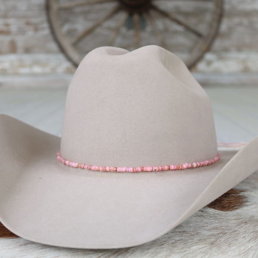 Pink Shell Hat Band – Mabel