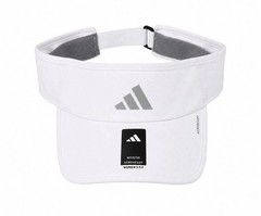 Adidas Women’s Superlite 3 Aeroready Reflective Visor Hat White OSFA NWT