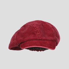 Women Men Newsboy Hat Cap Corduroy Beret Flat Oversized Fashion Painter Artist