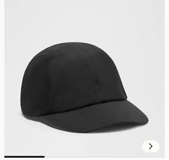 Lululemon Women’s Fast and Free Black Ponytail Running Hat NWOT One Size