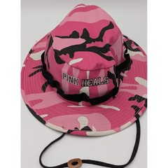 Pink Camo Bucket Hat Sun Hot Weather Jungle Mil Type L Cotton Polyester