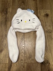 plush hello kitty beanie