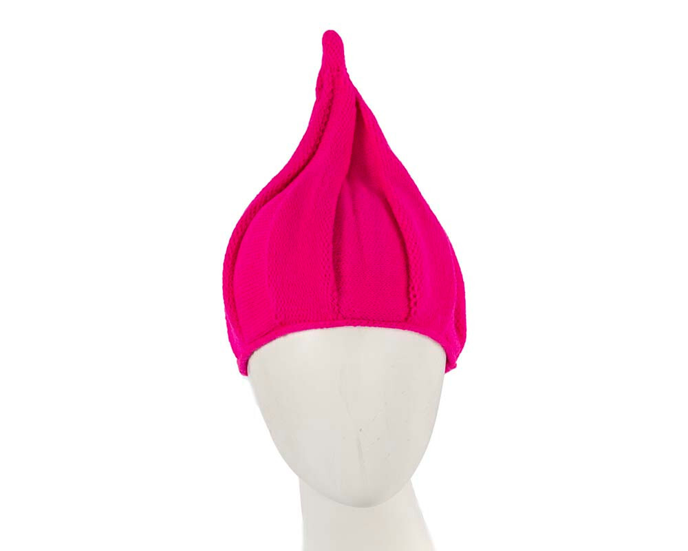 Warm fuchsia stretchy pixi hat . Hats From OZ — 100% Australian Owned business