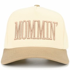 C.C Women MOMMIN Letter Embroidered Trucker Snapback Baseball Cap Hat