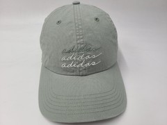 Women Adidas Aeroready Script Strapback Adjustable Hat Cap Cotton Casual Green