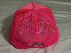 Feathered Trucker Caps Otto Hot Pink Beautiful Feathers And Stone Snapback