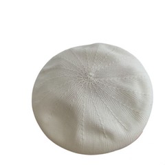 Women Summer Lightweight French Beret Breathable Thin Solid Color Beanie Hat