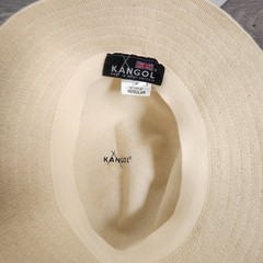 Kangol Bucket Hat Cream Cotton Knit Made in Great Britain Casual Regular Unisex