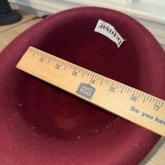 Vintage Betmar New York Women’s 100% Wool Retro Cloche Brim Bow Hat Red OS
