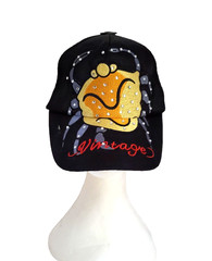 VTG Christian Audigier Ed Hardy Cancer Rhinestones Zodiac Adjustable Trucker Cap