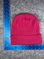 Elegant Headwear Beanie Toque Women One Size Pink Festive Fuchsia Knit Acrylic