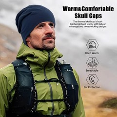 Unisex Slouchy Beanie Hat Soft Lightweight Winter Warm Knit Cap Men Women Ski
