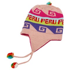 NEW PERU PERUVIAN ALPACA TRENDY HANDMADE SOFT KNIT REVERSIBLE CHULLO BEANIE HAT