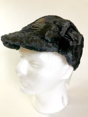 WOMEN’s BLACK PLUSH VELOUR / VELVET HAT / CAP from H&M. Size LARGE. Brand New.
