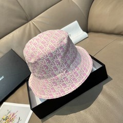Prada Women’s Pink Spring/Summer Jacquard Bucket Hat
