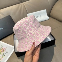 Prada Women’s Pink Spring/Summer Jacquard Bucket Hat
