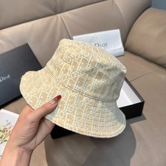 Prada Women’s Yellow Spring/Summer Jacquard Bucket Hat