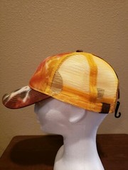 CC Tie Dyed High Bun Ponytail Hat Mustard Color SUPER CUTE Spring Hat