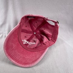 Home Florida Hat Womens Red Strapback Cap Embroidered Heart State Home Free Cute