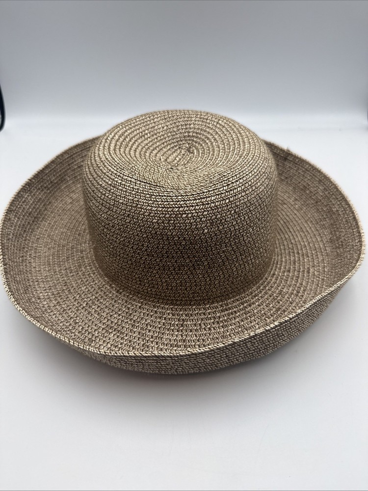 Betmar New York Packable Hat 4 ” Brim Natural Color Sun Polyester-Paper