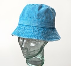 Urban Outfitters Blue Cotton Bucket Hat Fisherman