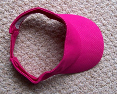Augusta Sportswear Fuchsia Golfing Women’s Visor Strap Back