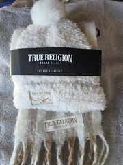 True Religion Hat And Scarf (Brand New)