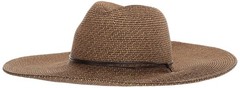 San Diego Hat Co. Unisex Ultrabraid Sun Hat, Wide Brim Beach Style, Coffee