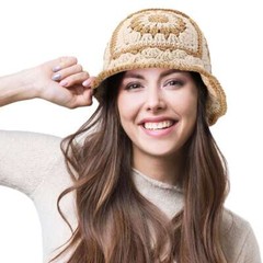 Winter Autumn Fashion Crochet Bucket Hat Women’s Girls Warm Soft Knitted Hat