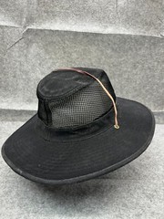 Sun Bucket Hat Adult One Size Black Cotton Polyester Beach Camp Outdoors