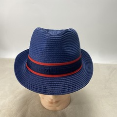 Lola Casademunt Gorro American Magic NY Yacht Club Logo Blue Paper Hat Sz S/M