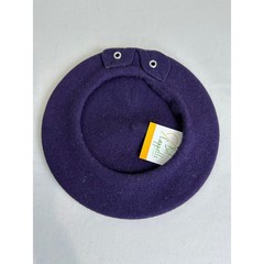 Bel Cappelli Frenchy Beret Purple 10.5” Boiled 100% Wool One Size Women’s Hat