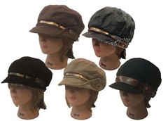 Ladies Trendy Newsboy Cabbie Vintage Women Fashion Hat Cap