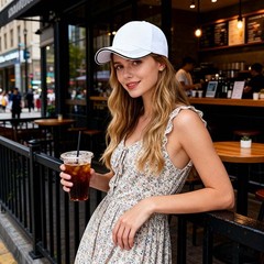 Snapback Hat Classic Trucker Caps Flat Brim Baseball Cap Solid Color Men Hats