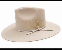 Wyeth McVie Hat Womens One Size in Bone Western Cowboy Crystal Sun Sold Out