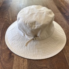 Madewell Women’s Cotton Packable Sunhat Hat S/M MD500 SP 21 Beige