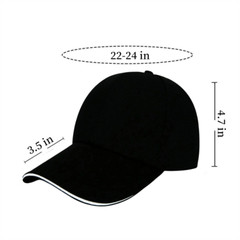 Snapback Hat Classic Trucker Caps Flat Brim Baseball Cap Solid Color Men Hats