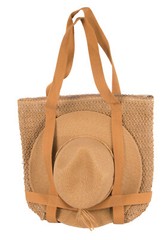 Tan Summer Beach Hat & Bag Set. Hats From OZ – 100% AU Family Business