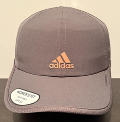 Adidas Aeroready UPF 50 Women’s Fit Adjustable Hat Gray Recycled Polyester