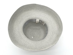 BETMAR New York Women’s Cloche Bucket Hat Paper Wide Brim Beach Floppy 21.5” In