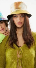 URBAN OUTFITTERS New! Terra Cotta/Black Reversible Tie Dye Bucket Hat SOLD OUT!