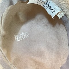 Norman Durand Original Musketeer Fuzzy Bucket Hat Tan Imported Austria Vintage