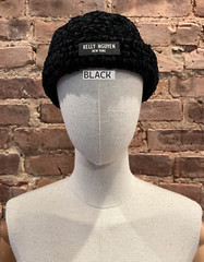 Unisex Velvet Knit Beanie Double Sided Knitted Ribbed Super Soft Stretchy