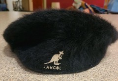 Vtg Rare Kangol Furgora Angora Beret Fuzzy Made In Great Britain